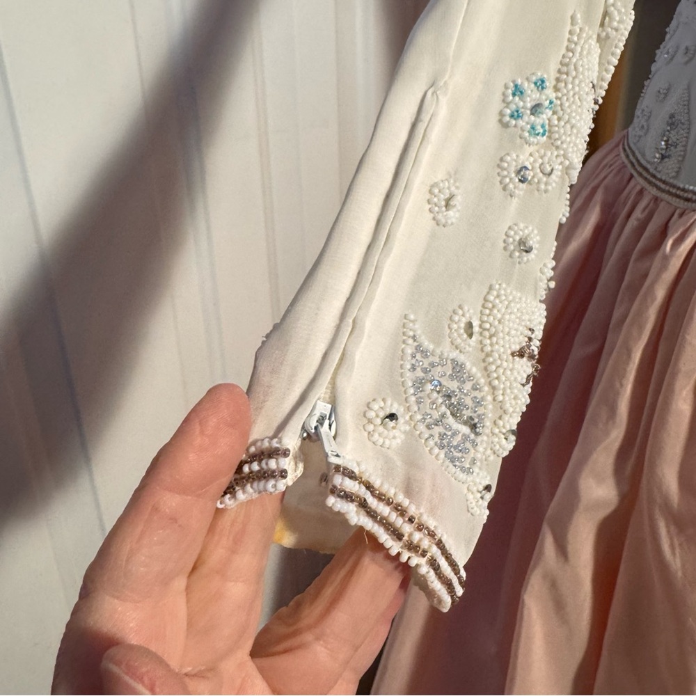 Victoria Royal Ltd Pink and White Prom Dress - Picture 9 of 13